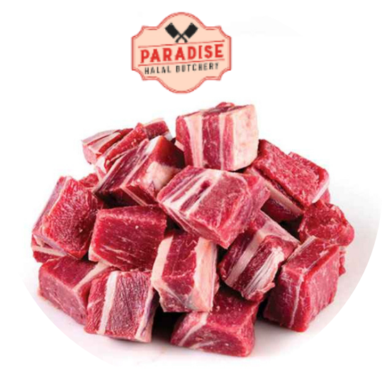 Halal BEEF WITH BONE freshly cut in Auckland